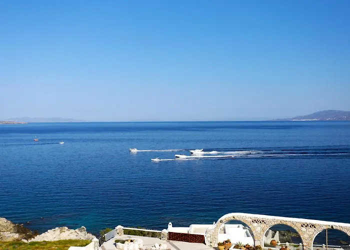 On The Rocks W Hot Tub At Cavo Delos فيلة