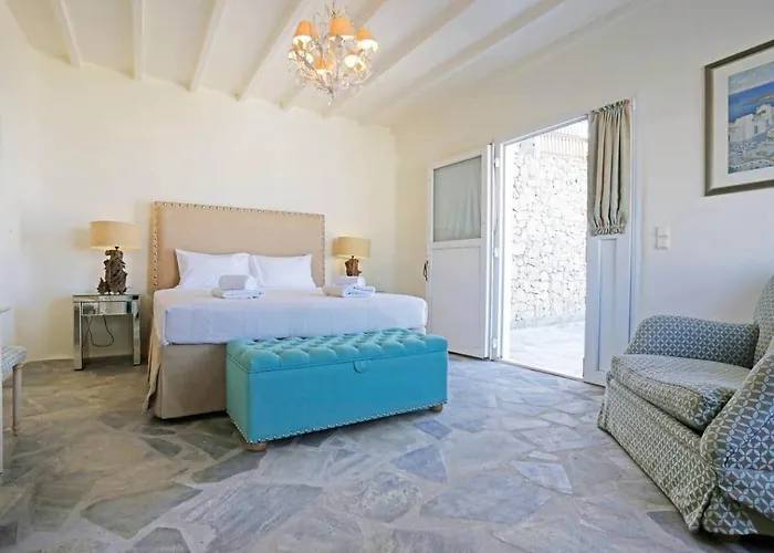 فيلة On The Rocks W Hot Tub At Cavo Delos Agios Ioannis Diakoftis